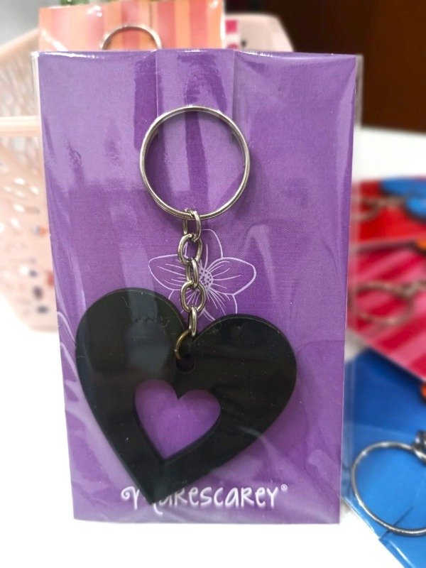 Producto - Llavero Corazón calado / Negro Black - 3