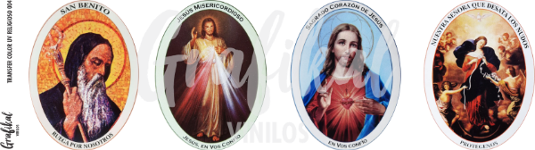 Producto - Transfer Color UV 30x10 Religioso 004