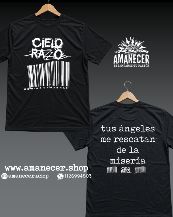 Producto - Remera Cielo Razzo Codigo de barras - 0