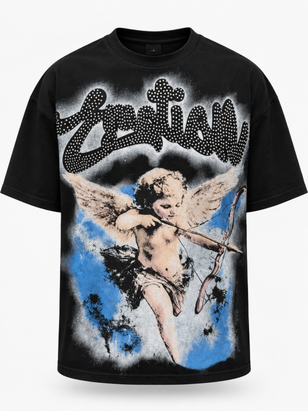 Producto - Remera Mixed Emotion Angelito Negra - 7