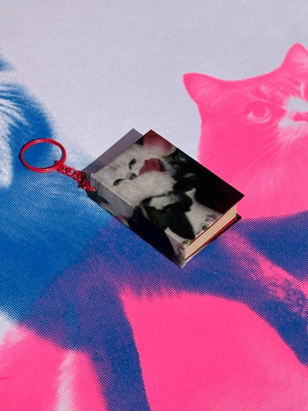 Producto - Gatito entre rosas rojas - 1
