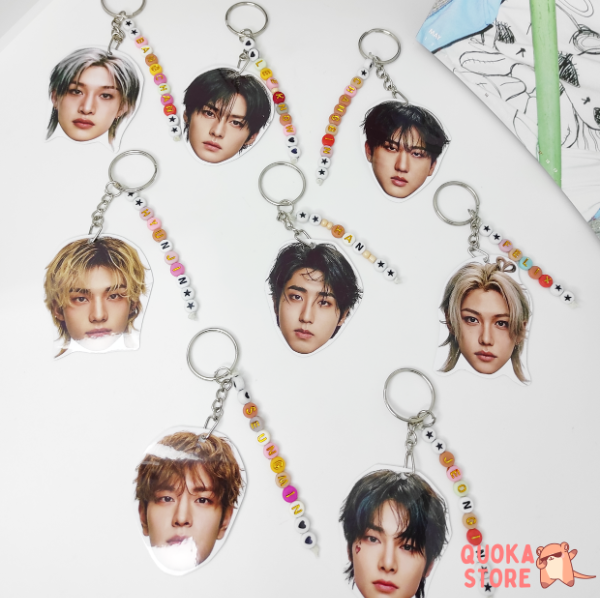 Producto - Llaveros STRAY KIDS con mostacillas