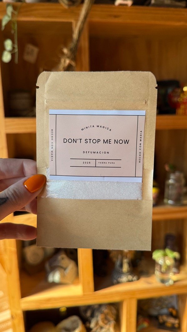 Producto - Dont stop me now - Yagra Pura