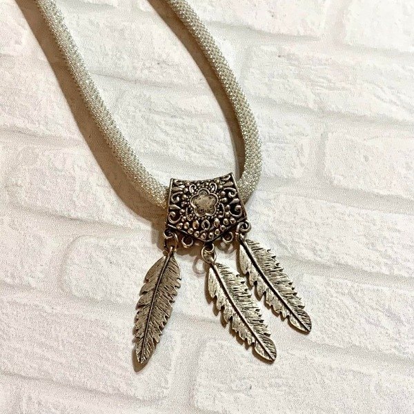 Producto - Gargantilla con Plumas - 1