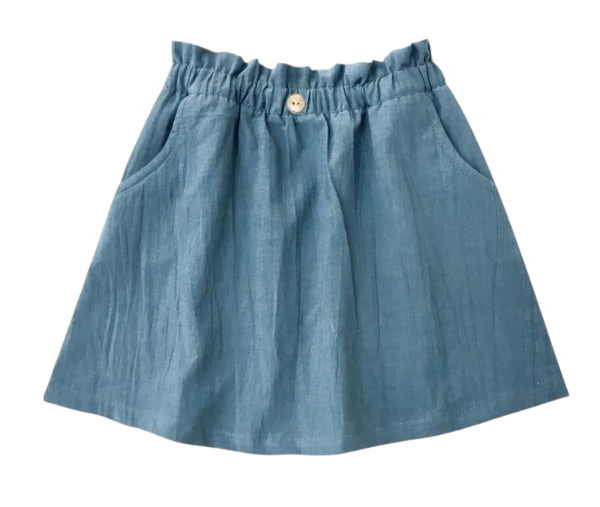Producto - POLLERA SERVIEN AZUL
