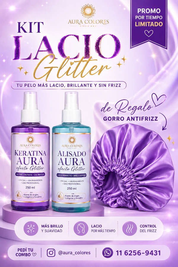 Producto - Combo lacio antifrizz sin secador ni planchita