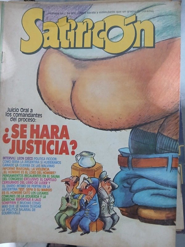 Producto - REVISTA SATIRICON N 44