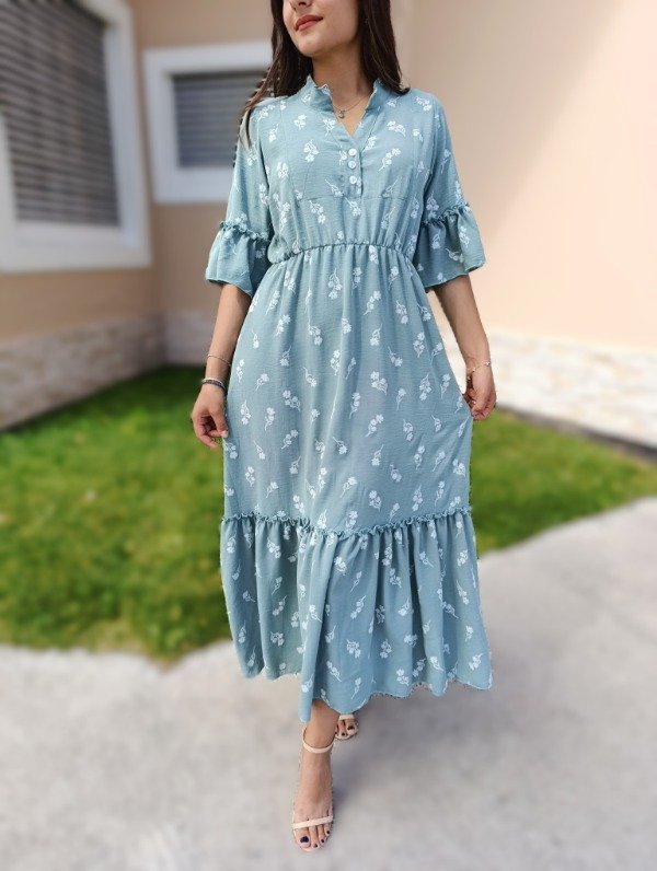 Producto - Vestido Luna (verde aqua)