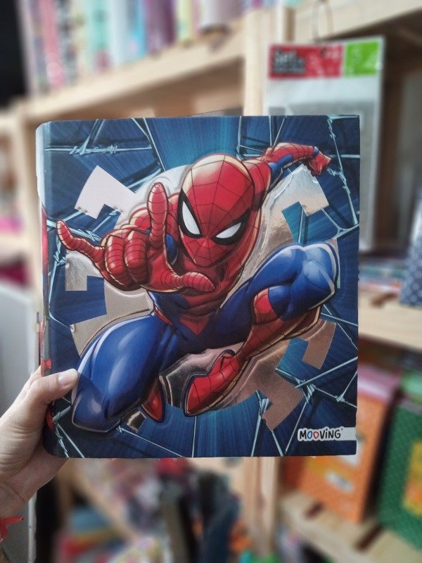 Producto - Carpeta Escolar Mooving 3x40 Spiderman