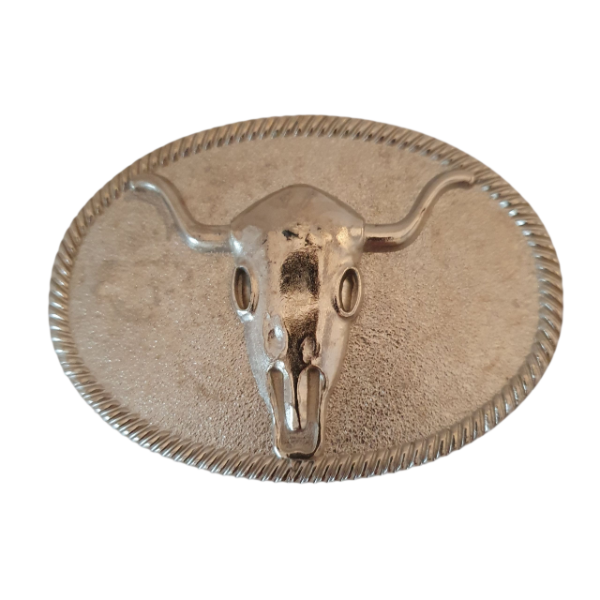 Producto - Hebilla ranchera plateada clara
