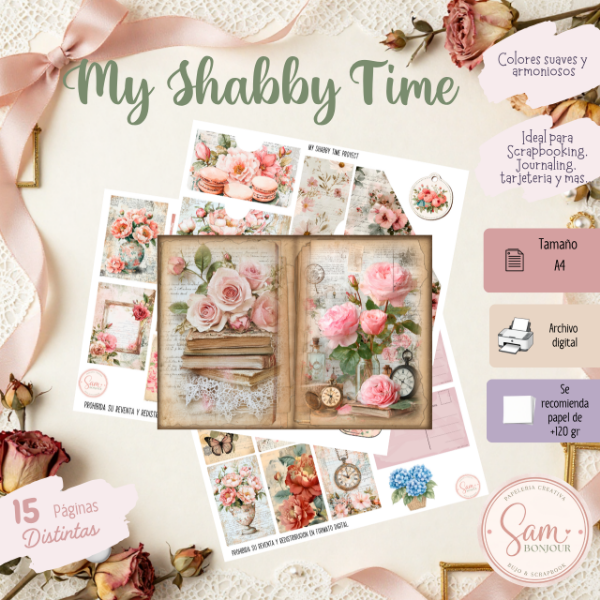Producto - Archivo Imprimible: My Shabby Time - 0
