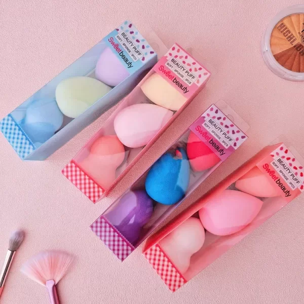 Producto - SET DE 3 ESPONJAS FACIALES SURTIDAS