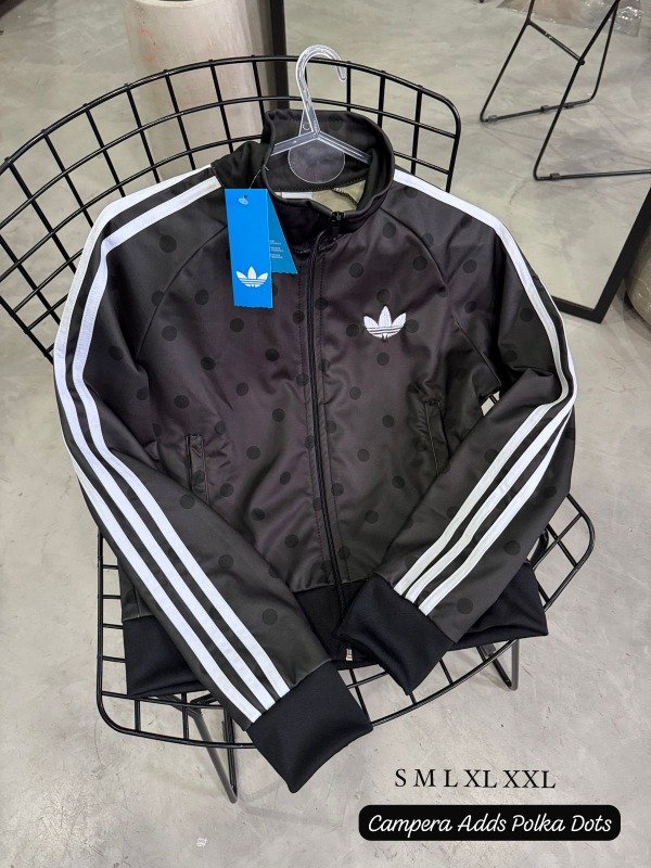 Producto - CAMPERA ADIDAS POLKA DOTS NEGRA - 0