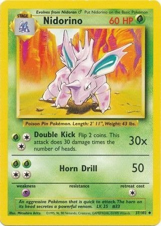 Producto - Nidorino (37/102) [Base Set Unlimited]