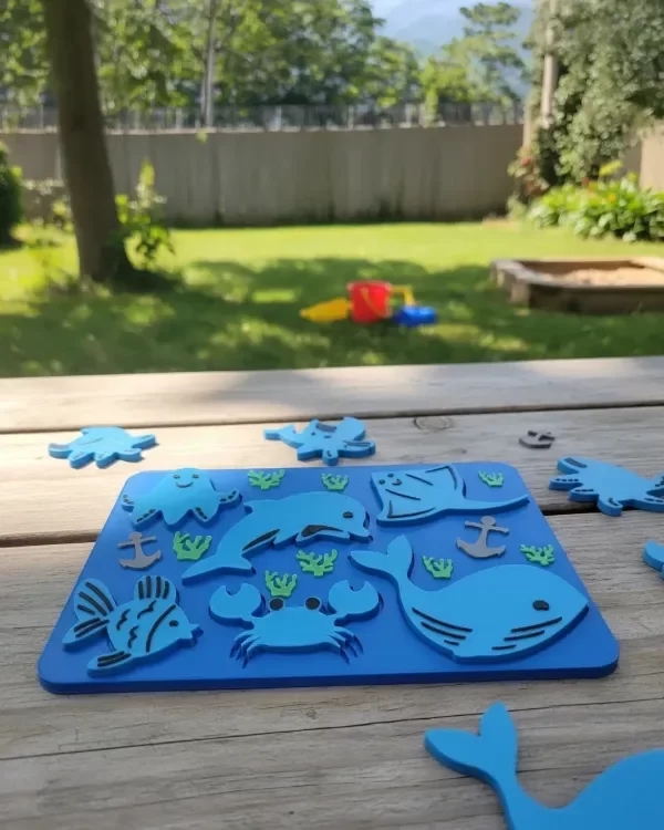 Producto - Rompecabezas Marino 6 Piezas / Juego Educativo Ideal para Niños Pequeños