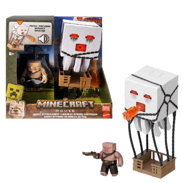 Producto - Minecraft The Movie Blast Attack Ghast Set Mattel