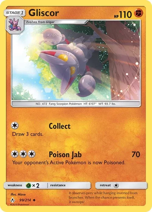 Producto - Gliscor - 99/214 - Unbroken Bonds
