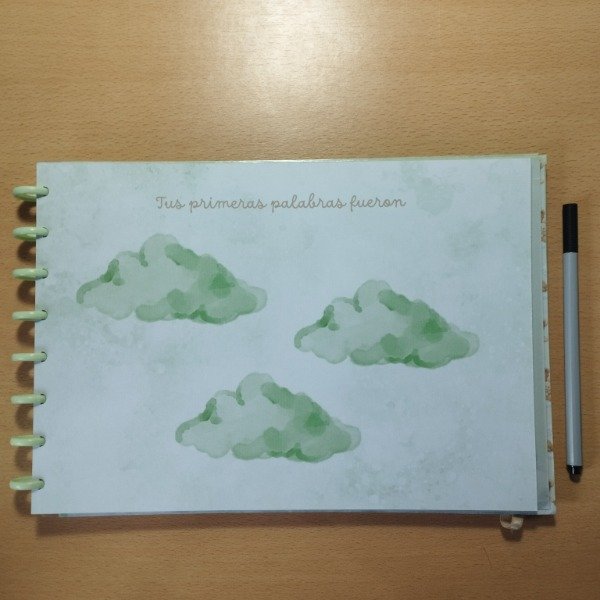 Producto - Contame Mis Primeros Pasos Verde Personalizado - 3 al cubo - 4