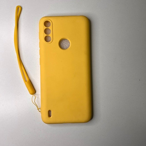 Producto - Funda de silicona - E7i power amarilla