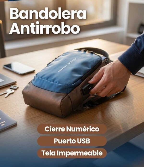 Producto - BANDOLERA ANTIRROBO