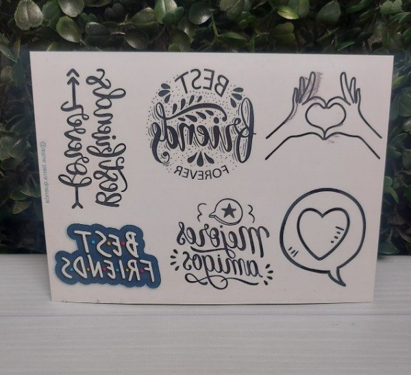Producto - Tatuajes temporales FRIENDS x1 plancha