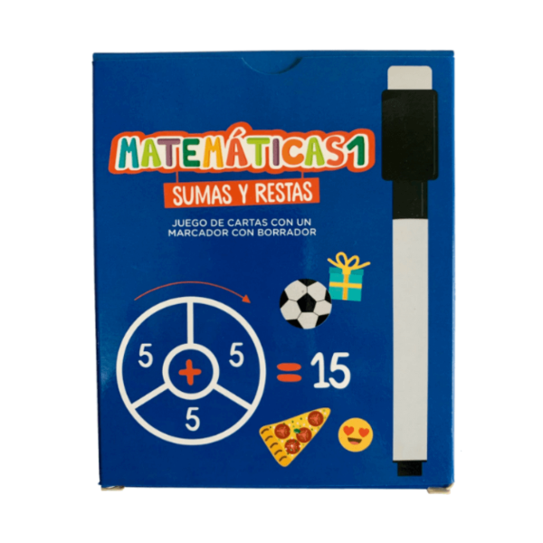 Producto - CARTAS DIDÁCTICAS - Sumas y restas