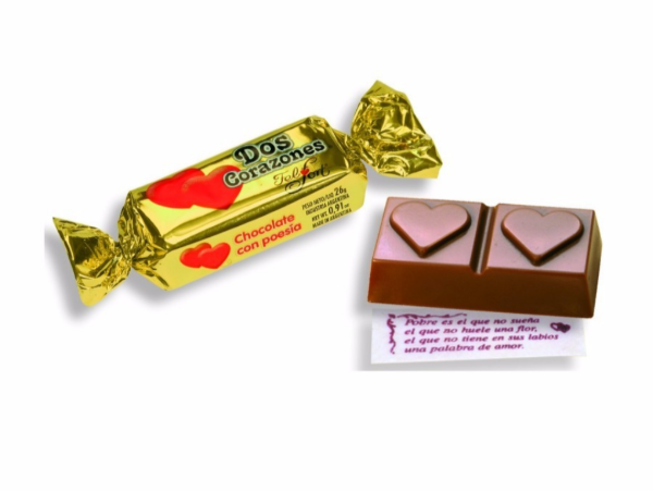 Producto - Chocolate dos corazones x unidad