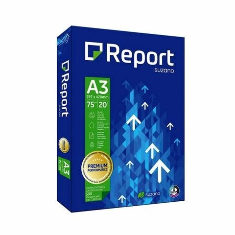 Producto - RESMA A3 75GRS/M2 500 HOJAS REPORT
