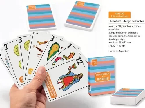 Producto - Natura Juego De Cartas Desafio Creer Para Ver