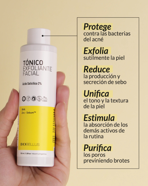 Producto - Tónico Exfoliante Facial con Ácido Salicílico