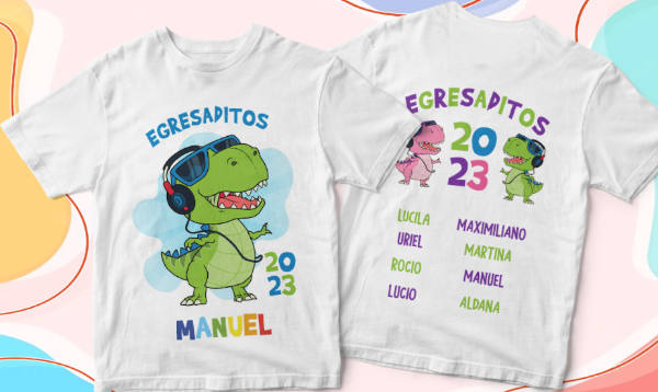 Producto - Mega Pack diseños Remeras de egresaditos
