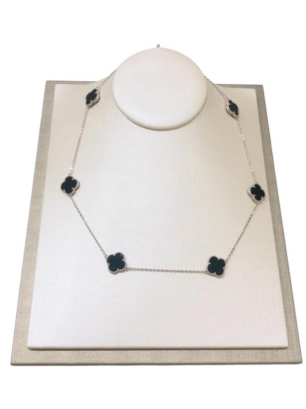 Producto - Collar Trebol piedra Ónix