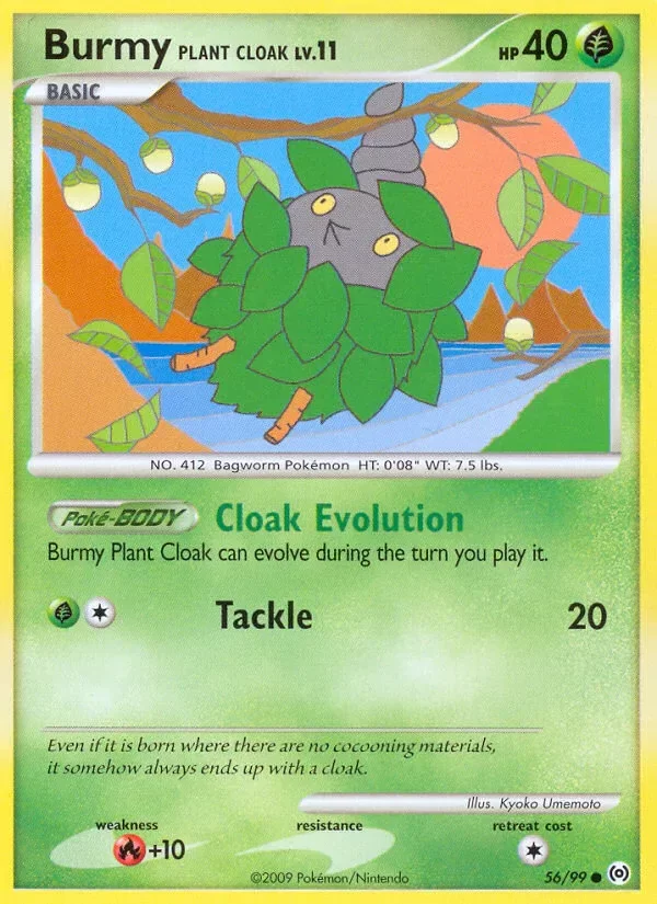 Producto - Burmy Plant Cloak 56/99 Platinum: Arceus