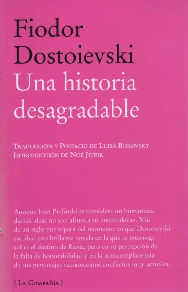 Producto - Una historia desagradable - Fiodor Dostoievski