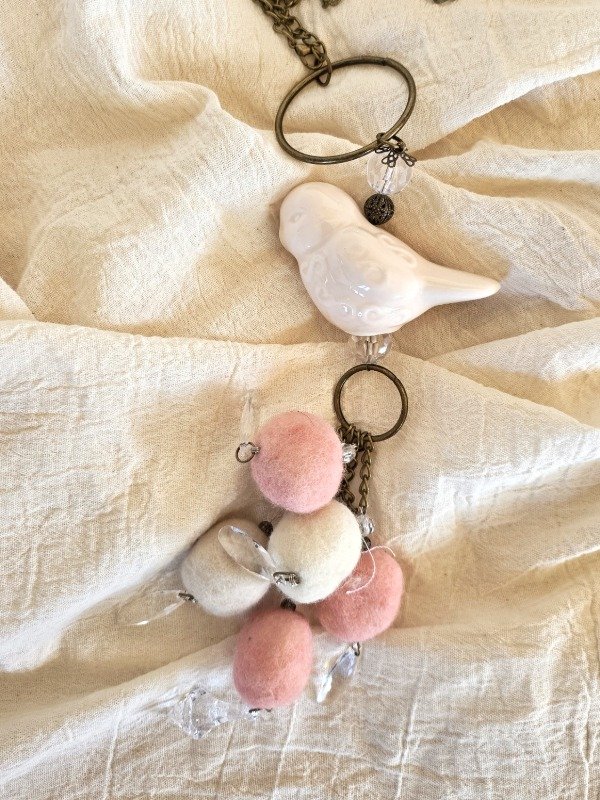 Producto - Puertero pompón rosa