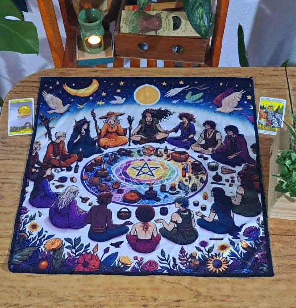 Producto - Paño de Tarot Aquelarre