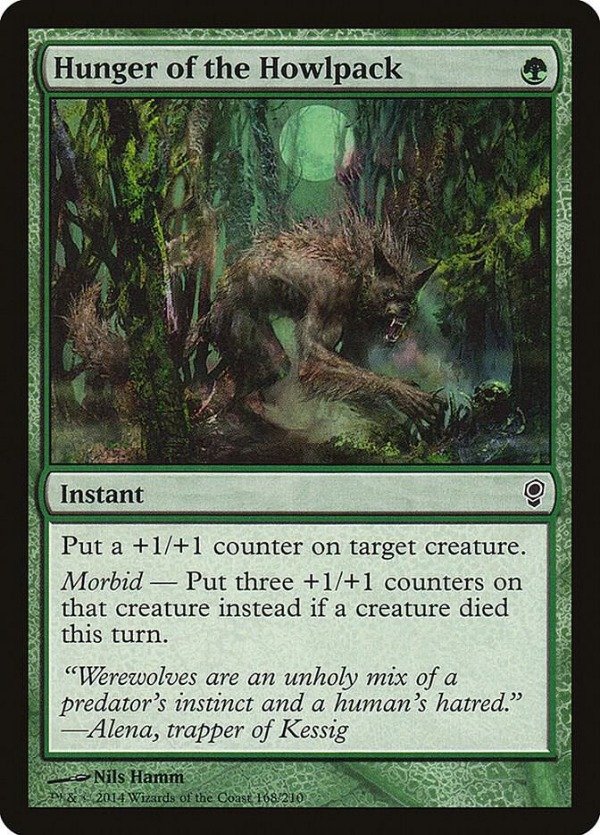 Producto - Hunger of the Howlpack  Magic: The Gathering Conspiracy