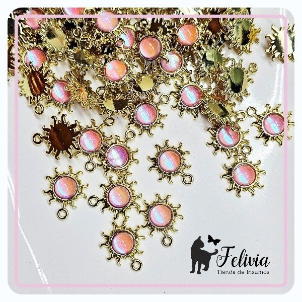 Producto - Dije Sol mini. Dorado