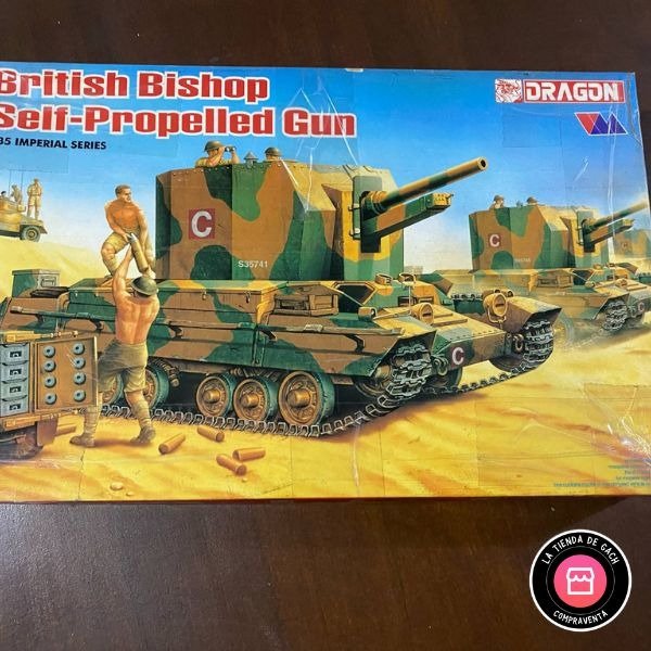 Producto - MAQUETA MODELISMO British Bishop Self-Propelled Gun, DRAGON 1:35