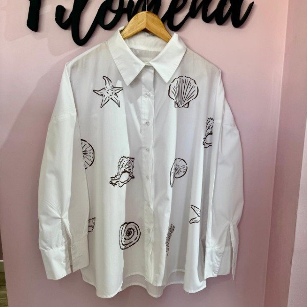 Producto - Camisaco poplin caracoles 7723 - 0