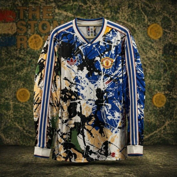 Producto - ENCARGO - MAN UTD x STONE ROSES MANGA LARGA AZUL