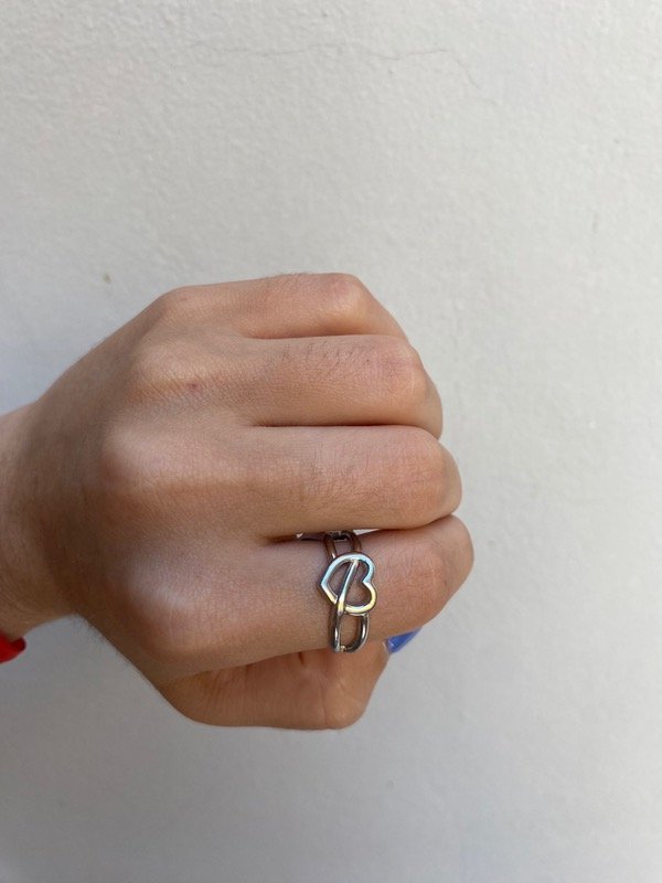 Producto - ANILLO CORAZÓN CRUZADO
