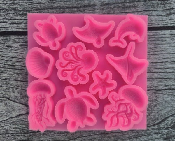 Producto - Molde de silicona Marino x10