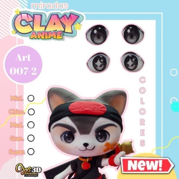 Producto - Art. 007/2 - Clay Anime - Grande