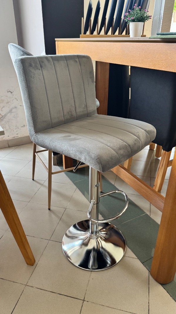 Producto - Banqueta pana gris