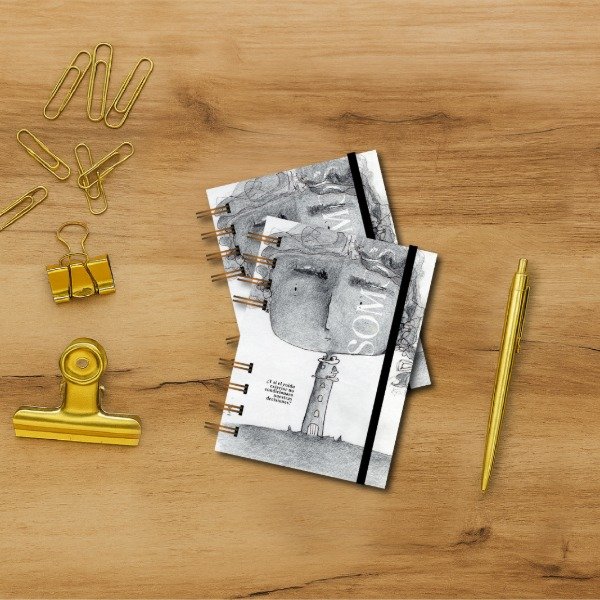 Producto - Anotador "SOMOS FARO", colección Ilustrada Inés