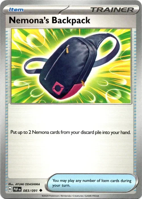 Producto - Nemona's Backpack - 083/091 - Paldean Fates