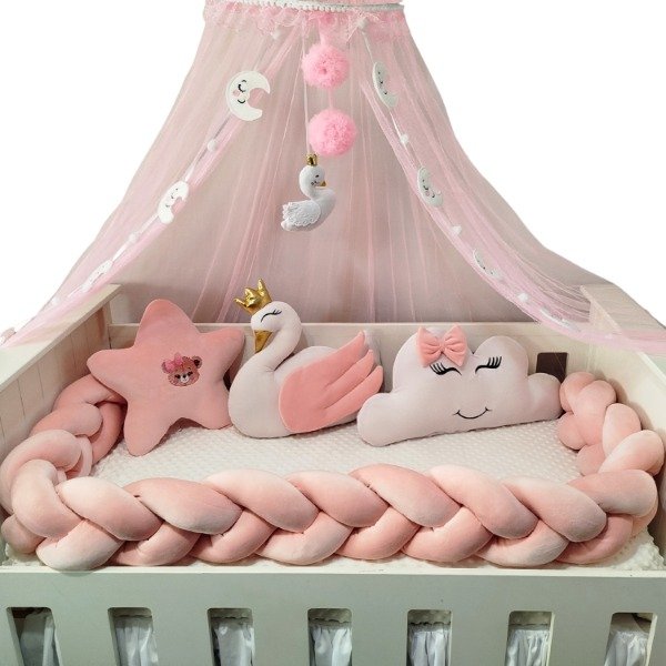 Producto - Set de Chichoneras Plush - Trenza, Cisne, Estrella y Nube - 0