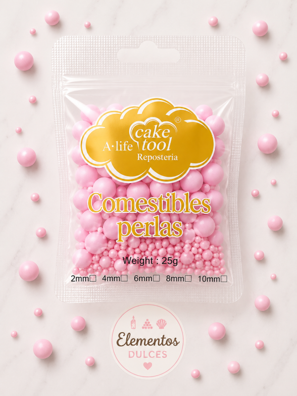 Producto - PERLA ROSA MIX COMESTIBLE