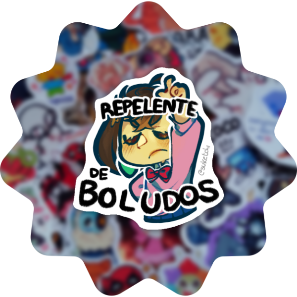 Producto - Sticker - Repelente de Boludos